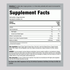 Supplement Facts panel detailing ingredients for Hair, Skin, Nails 80 Gummies.