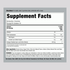 Supplement Facts panel for Collagen Type 1 and 3 Gummies, showing nutritional information for a 60-gummy bottle.