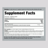 This is the Supplement Facts panel for Milk Thistle Seed, showing 175 mg per capsule, with a total of 60 capsules in the package.