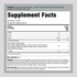 Supplement Facts panel detailing PIP Creatine + Collagen Powder 285 grams.