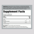 Supplement Facts panel for Calm Mind Mag + L-Theanine Honey Chamomile, showing ingredients and nutritional information.