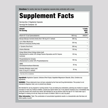 Ultra Cogni-Support, 60 Vegetarian Capsules