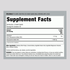 Supplement Facts for Horbaach Gluco Sulfate 1500 mg, 240 tablets.