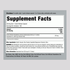 Supplement Facts for Aronia 1000 mg (Chokeberry) 100 Capsules, listing ingredients and nutritional information.