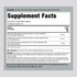 Supplement Facts panel for Milk Thistle, Dandelion, Yellow Dock Capsules containing 180 units displayed on the label.