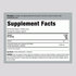 Supplement Facts panel for German Creatine and L-Glutamine, 1.1 lb container.