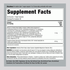 Supplement Facts for Women's Probiotic with Cranberry, 90 vegetarian capsules.