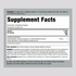 The Supplement Facts panel for Echinacea & Goldenseal 120 Capsules.