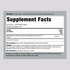 Supplement Facts panel detailing Reishi Mushroom Extract 2500 mg per capsule, 100 capsules total.