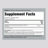 Supplement Facts panel for Sulforaphane (Broccoli) 90 Capsules.