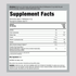 Supplement Facts panel for NCL Marine Collagen Complex Powder, 7 oz, detailing ingredients and nutritional information.