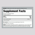 Supplement Facts panel for Horbaach N Acetyl Glucosamine 1000 mg with 120 capsules.