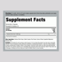 Supplement Facts for L-Arginine 500 mg, 100 Capsules.