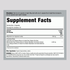Image showing Supplement Facts for CleanseMore 60 Veg Capsules.