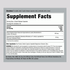 Supplement Facts panel for Horse Chestnut (Standardized Extract) 300 mg, 180 capsules.