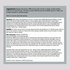 Supplement Facts panel for Now Foods Glucosamine, MSM, and Arnica Liposome Lotion 8 oz.