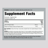 Image of the Supplement Facts panel for Potassium Plus Iodine Tablets, containing 180 servings.
