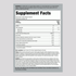 Supplement Facts panel detailing ingredients and nutritional information for Ultimate Colon Cleanser.