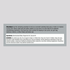 Supplement Facts label for NT Peppermint Spray 2.4 oz.