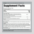 Supplement Facts panel detailing Turmeric Ginger Complex 1800mg dosage for 120 softgels.
