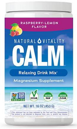 MAXCALM Powder Raspberry-Lemon Flavor, 16 oz (453 g)