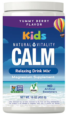 CALM Sleep with Melatonin Powder Wildberry, 16 oz (453 g)