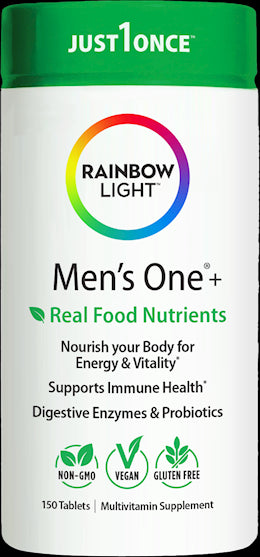 Men's One + Real Food Nutrients, 150 Vegetarian Caplets