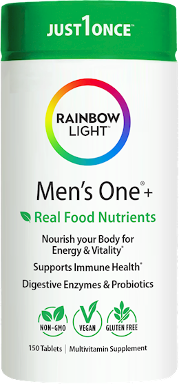 Men's One + Real Food Nutrients, 150 Vegetarian Caplets