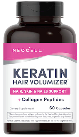 Keratin Hair Volumizer, 60 Vegetarian Capsules