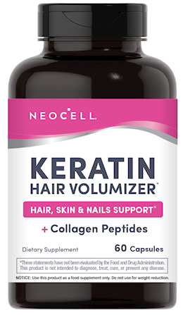 Keratin Hair Volumizer, 60 Capsules