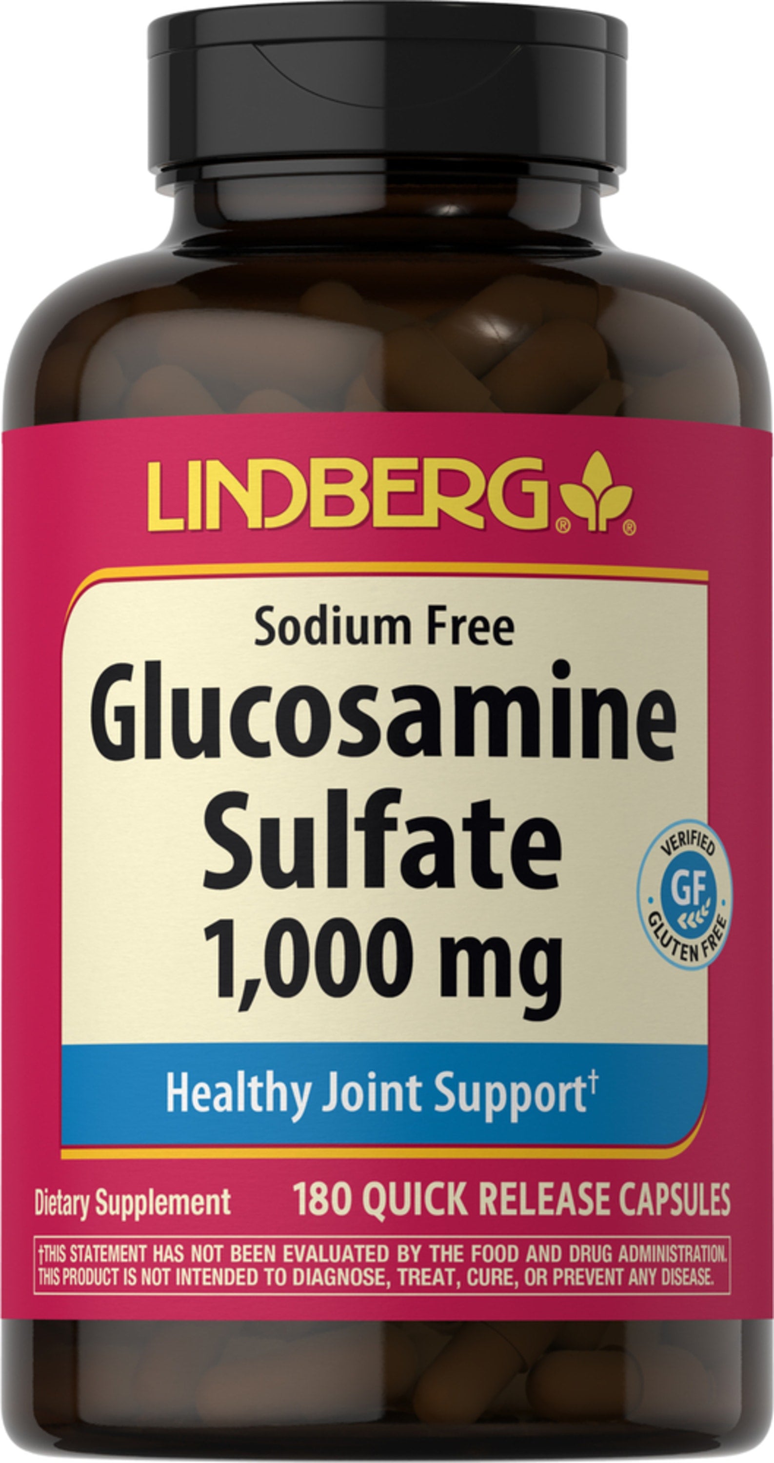 Glucosamine Sulfate, 1,000 mg, 180 Quick Release Capsules