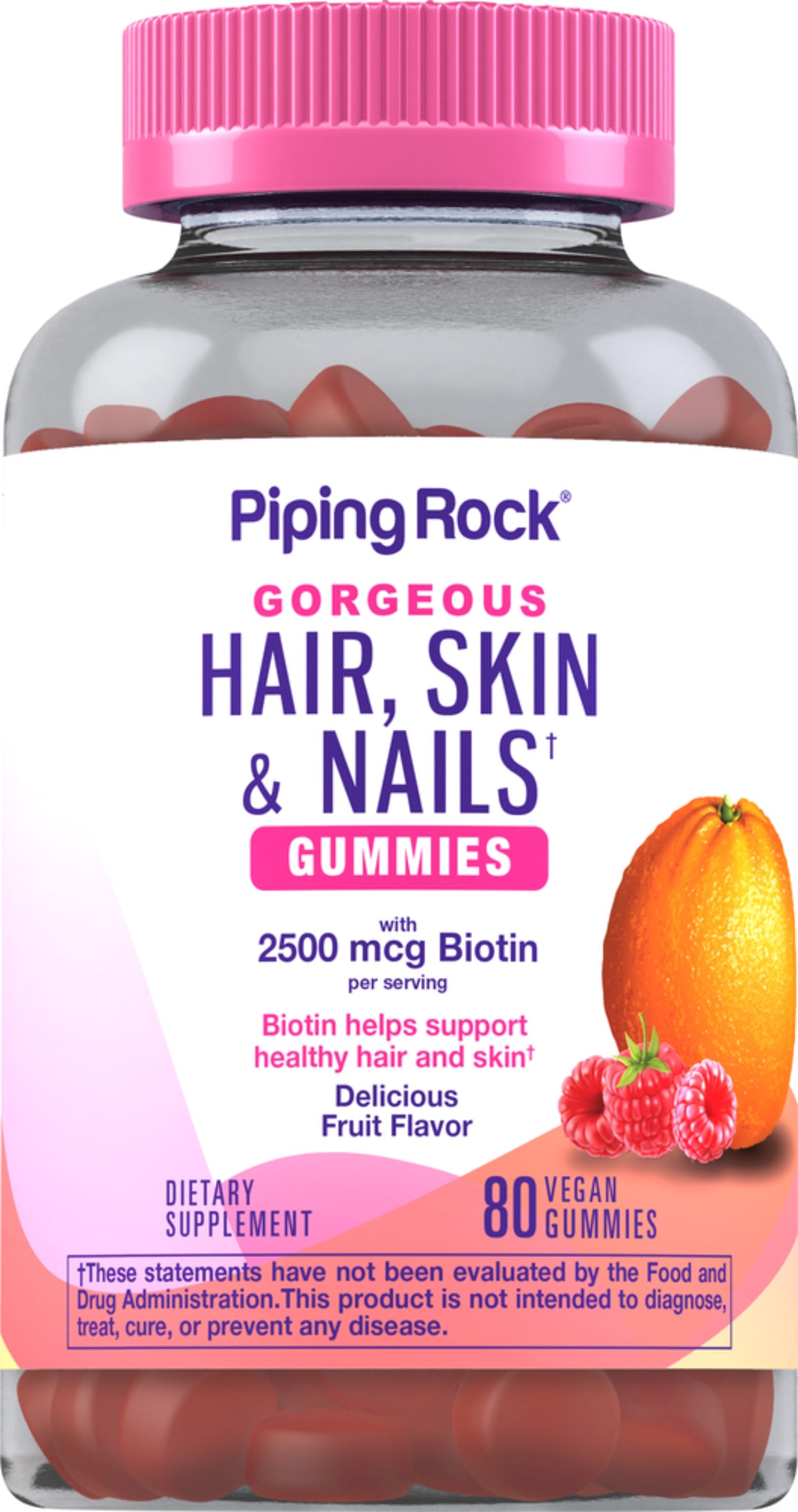 Hair, Skin & Nails Gummies, 80 Gummies