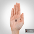 Lycopene 10 mg softgel rests on a hand, showing measurements of 0.645 inches (1.638 cm).