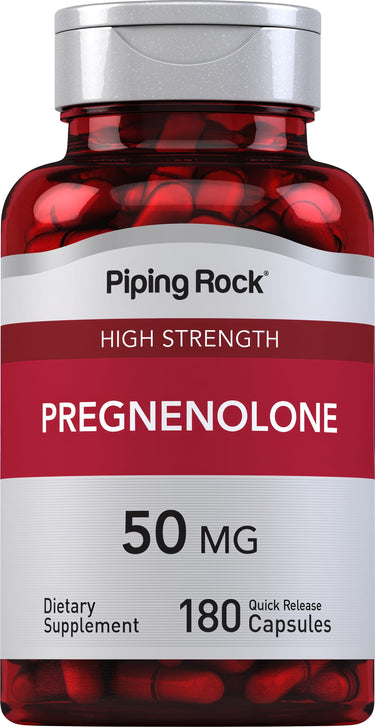 High Strength Pregnenolone, 50 mg, 180 Quick Release Capsules