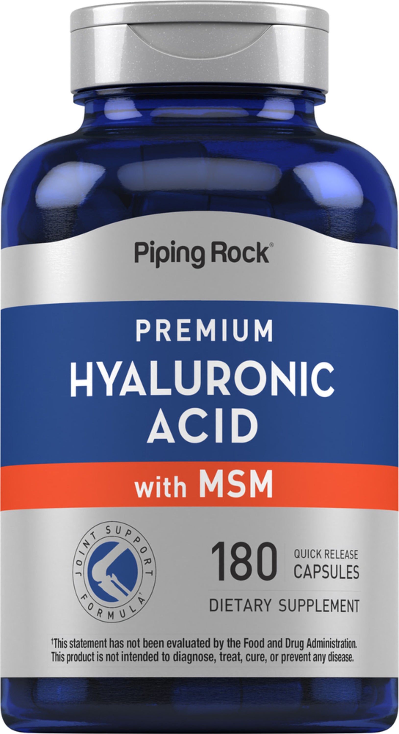 Hyaluronic Acid with MSM, 180 Quick Release Capsules