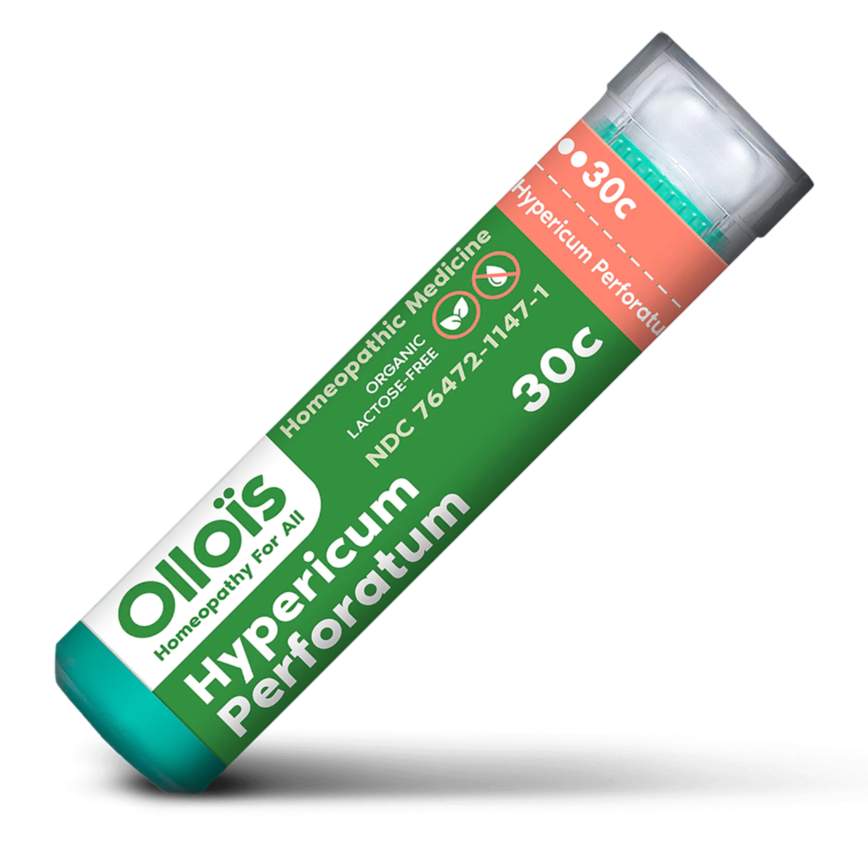 Hypericum Perforatum 30C Homeopathic Formula for Pain or Minor Injuries to Extremities, 80 Pellets