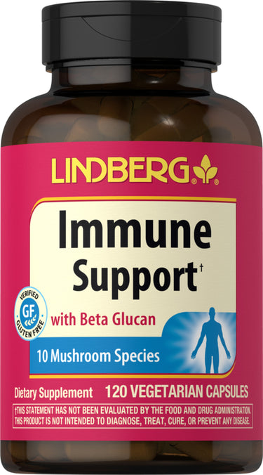Immune Support with Beta Glucan, 120 Vegetarian Capsules