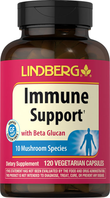 Immune Support with Beta Glucan, 120 Vegetarian Capsules