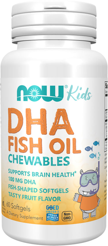 Kid's Chewable DHA, 100 mg, 60 Softgels