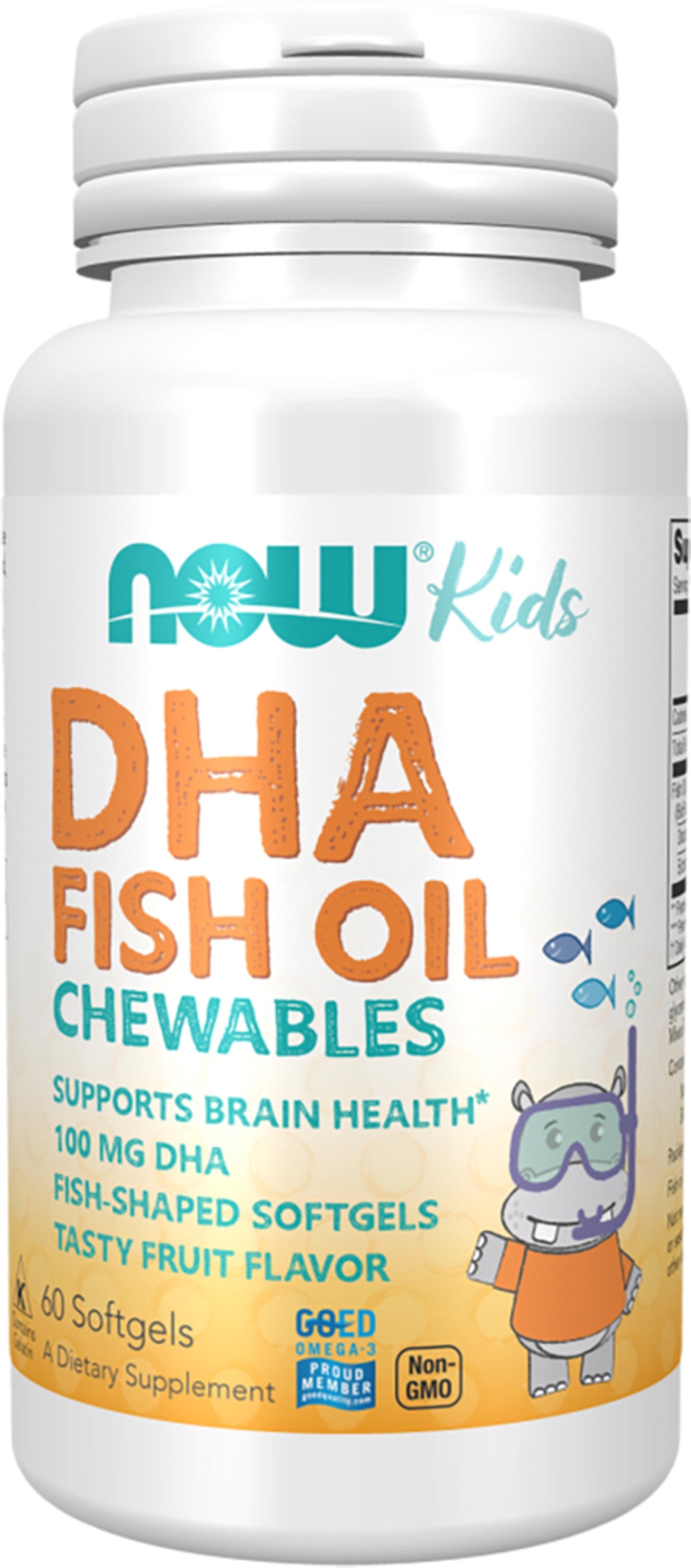 Kid's Chewable DHA, 100 mg, 60 Softgels