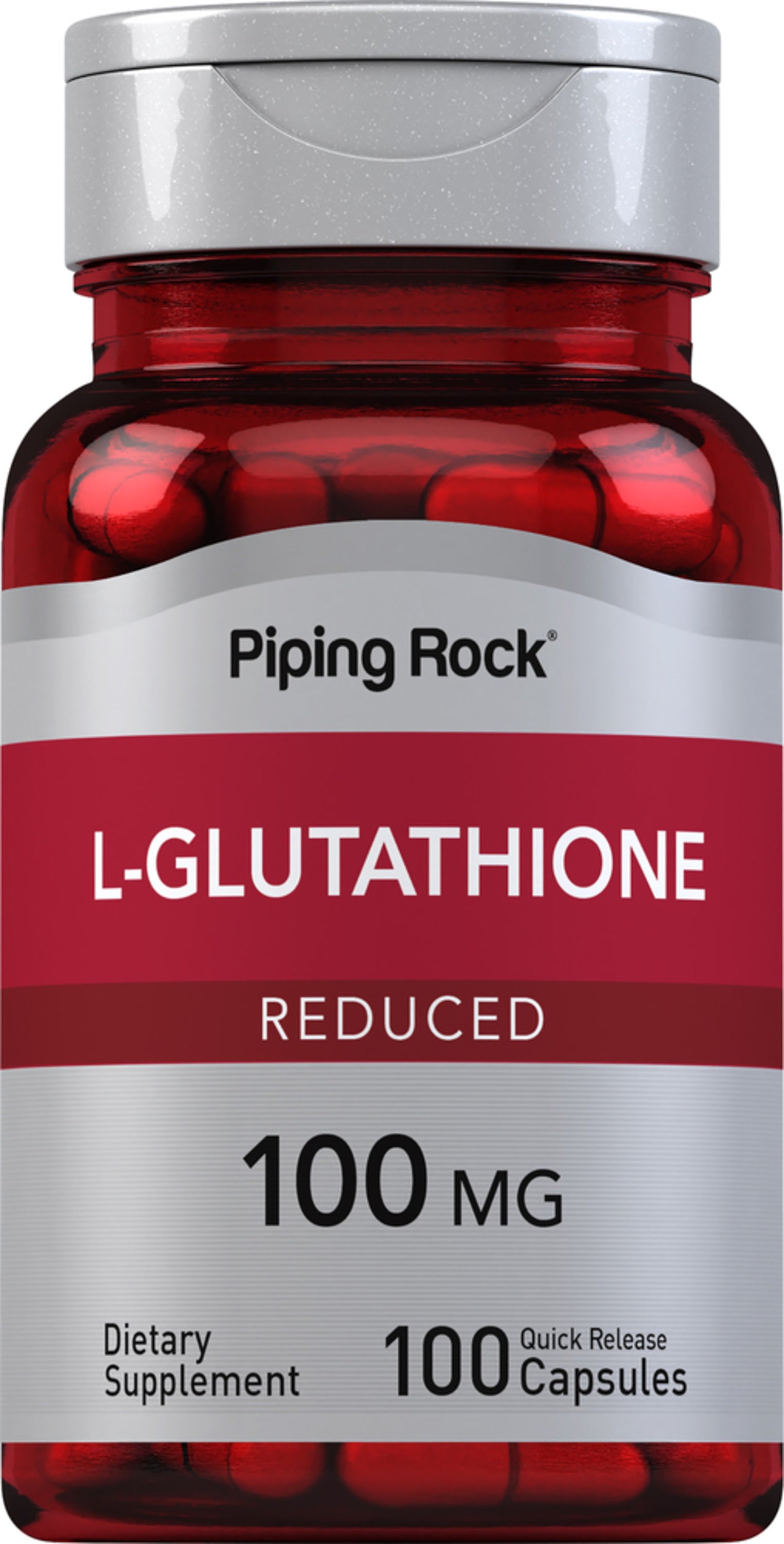 L-Glutathione (Reduced), 100 mg, 100 Quick Release Capsules L-Glutathione (Reduced), 100 mg, 100 Quick Release Capsules