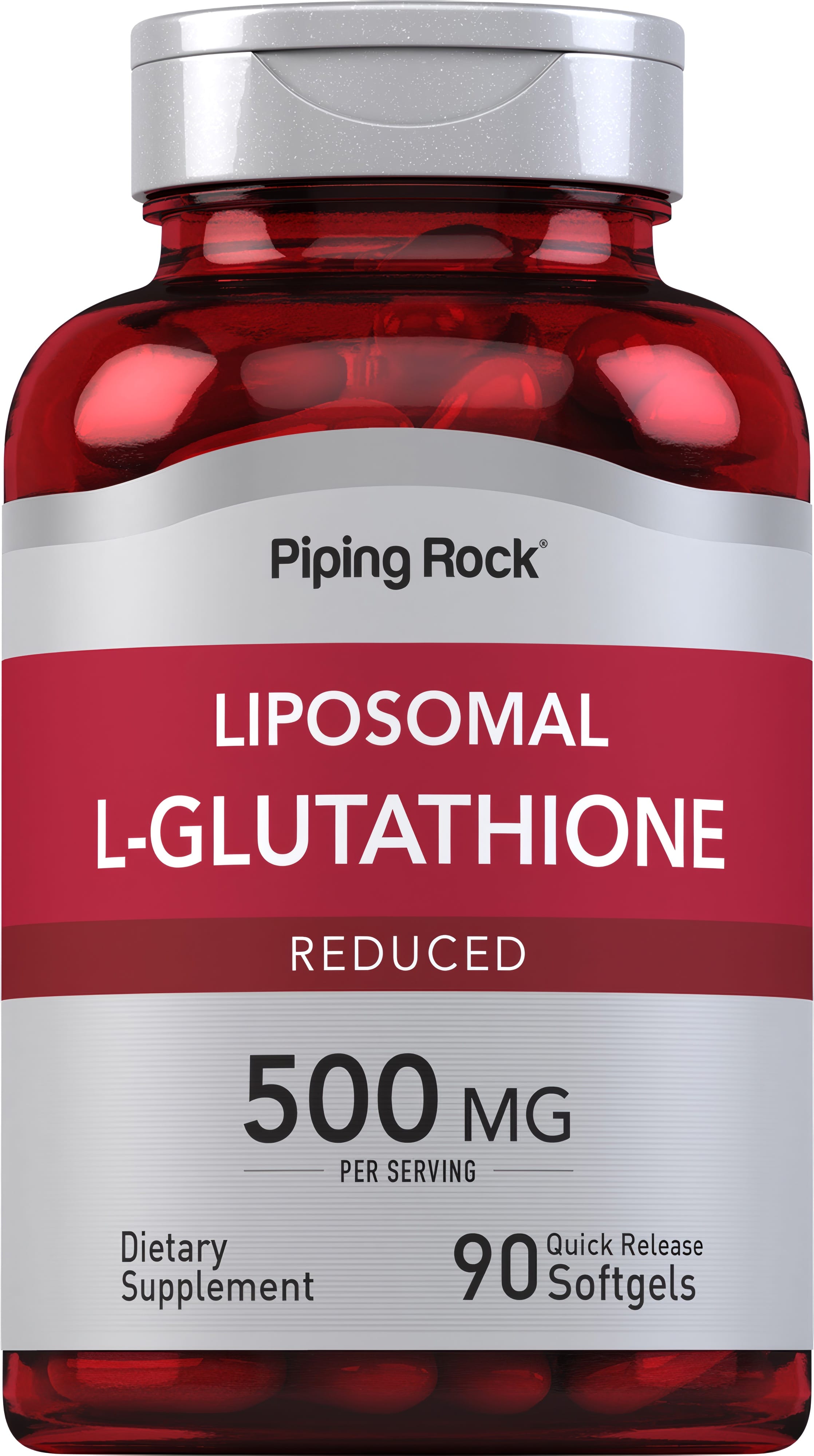 Liposomal L-Glutathione (Reduced), 500 mg (per serving), 90 Quick Rele