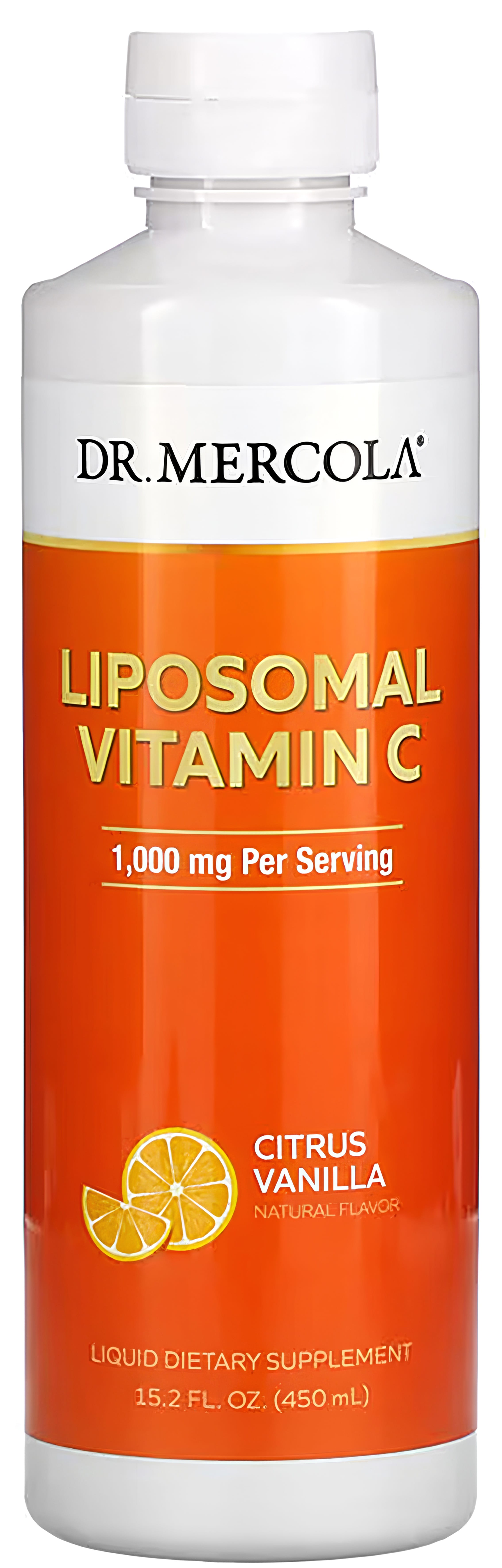 Liposomal Vitamin C (Citrus Vanilla), 1000 mg (per serving), 15.2 fl oz (450 mL) Bottle