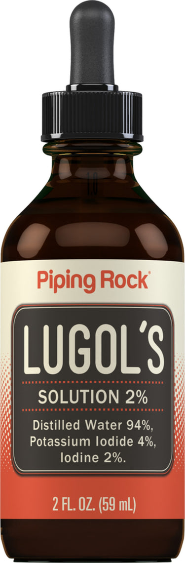 Lugol's Iodine (2%) Solution, 2 fl oz (59 mL) Dropper Bottle