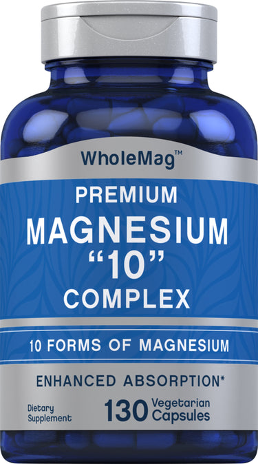 Magnesium "10" Complex, 130 Vegetarian Capsules