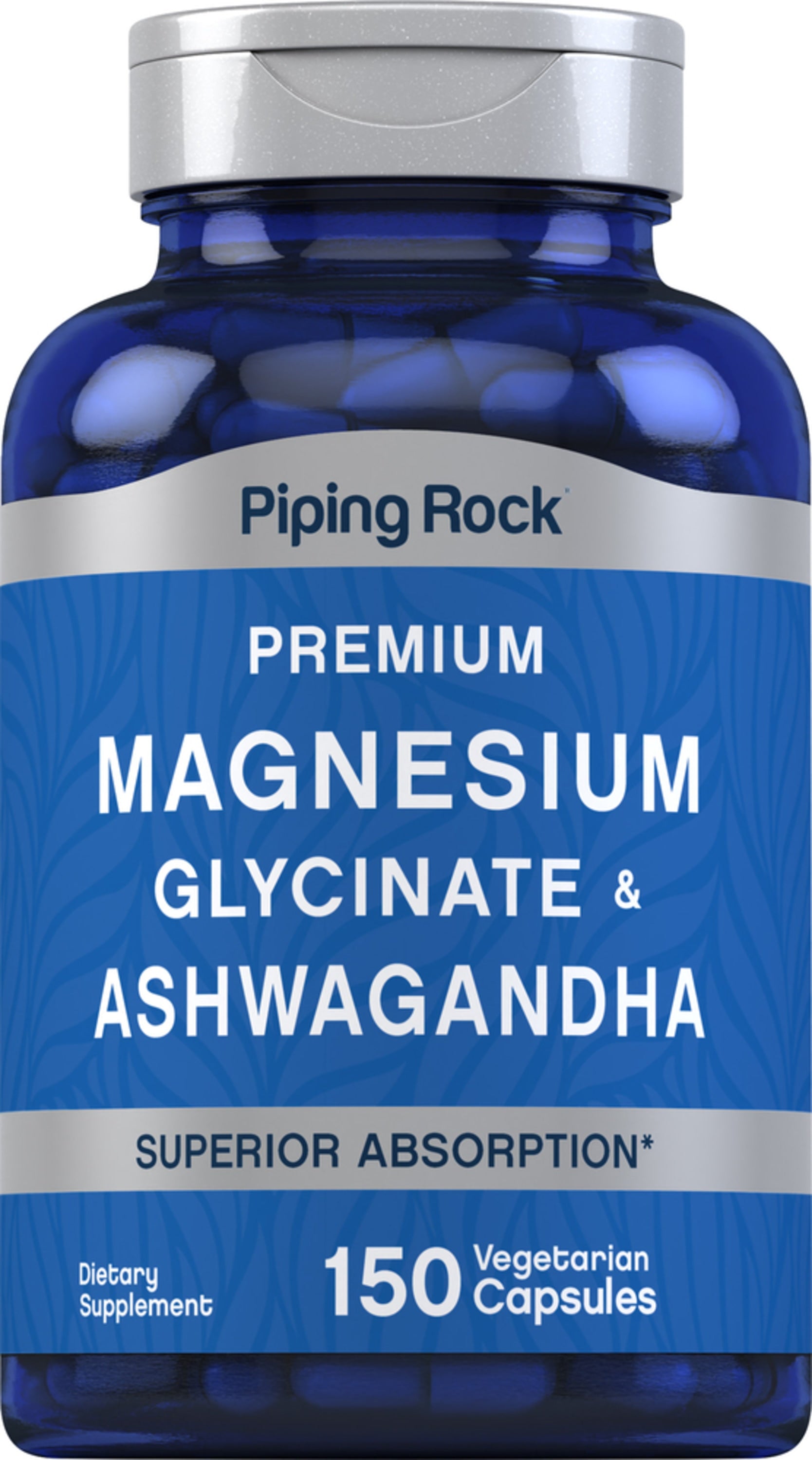 Magnesium Glycinate + Ashwagandha, 150 Vegetarian Capsules Magnesium Glycinate + Ashwagandha, 150 Vegetarian Capsules