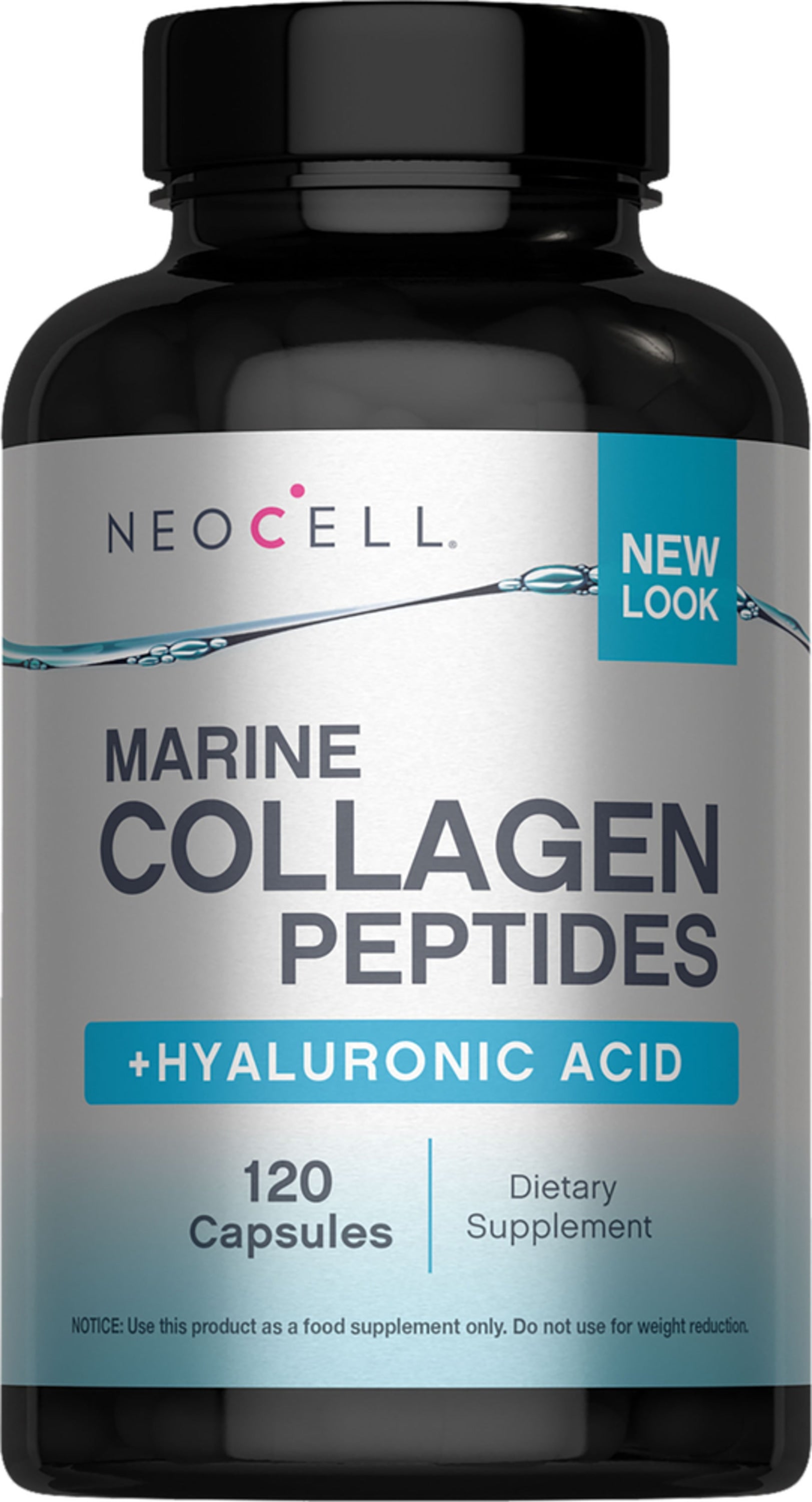 Marine Collagen Peptides, 120 Fish Gelatin Capsules
