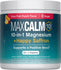 MAXCALM 10 10-in-1 Magnesium + Happy Saffron in a Fizzy Fruit Punch flavor, no sugar, weighing 6.3 oz (180 g).