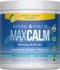 MAXCALM Drink Mix in Sweet Lemon flavor, featuring Magnesium Citrate and Glycinate, 8 OZ, Vegan, Certified Clean, Non GMO.