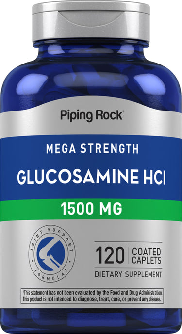 Mega Glucosamine HCI, 1500 mg, 120 Coated Caplets